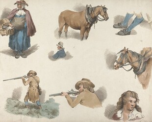 HORSEBACK RIDING THROUGH A POSTCARD